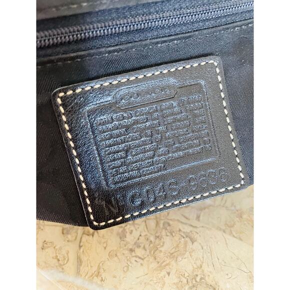 Vtg Coach SOHO black Leather satchel Shoulder bag HandBag 9636 - Picture 11 of 11